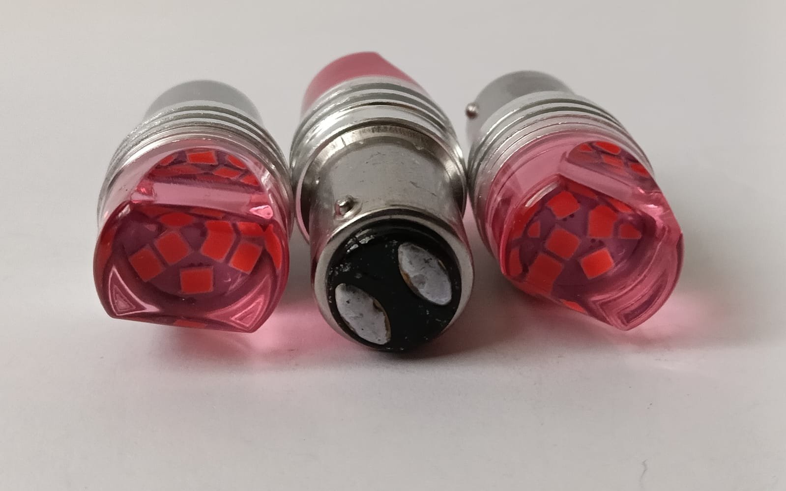 BOMBILLO 1034 STOP LABIAL 9 LED ROJO FIJO